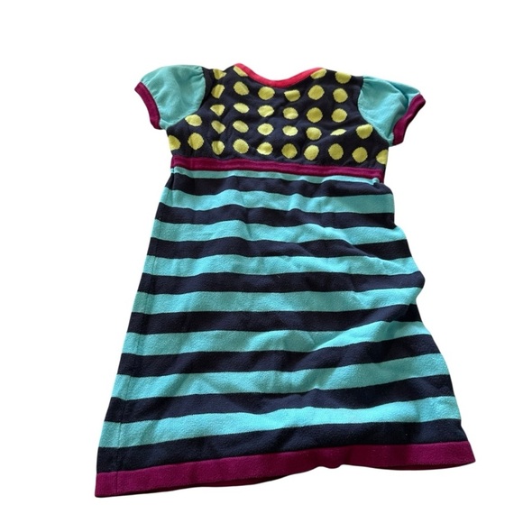 Hanna Andersson Blue Black Puff Sleeve Sundress - Picture 2 of 3